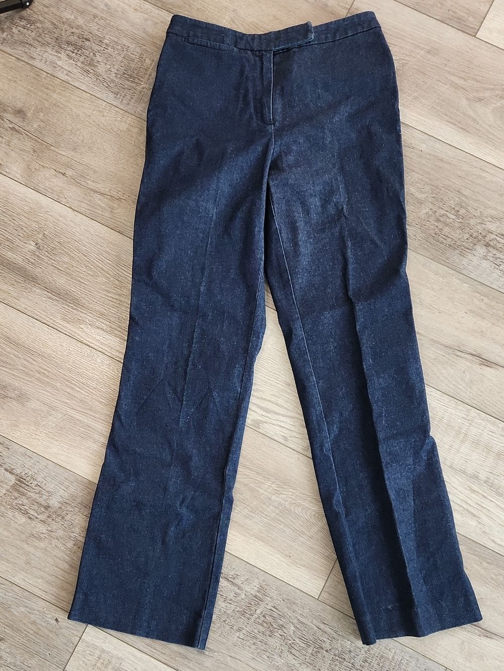 New York Jeans Dark Wash Denim Straight Leg Dress Pants